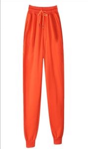 Joggers dresspants mężczyźni kobiety jesienne zima elastyczna talia tracić swobodne spodnie białe beżowe czerwone czarne hip hop męskie spodnie dresowe Men5923092