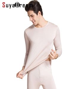 Wysoka jakość w Stock Men Long Johns Neck Thermal Bielica dla mężczyzn Fall Winter Bielidge Set5332552