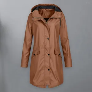 Trench maschili per maschi autunno inverno giacca piovana a colori con cappuccio con cappuccio con cappuccio con cerniera tasche con cerniera