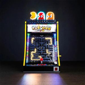 Blocchi Blocchi LocoLee Nessun blocco di costruzione Set di luci a LED per ICONE 10323 PACMAN Arcade Modello da collezione Mattoni Giocattoli fai da te Regalo Solo luce K