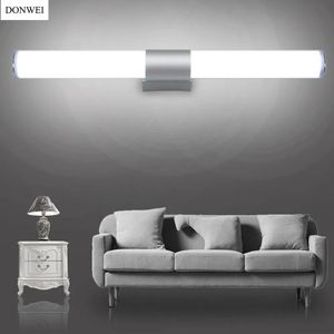 Lambalar Donwei Basit Stil 12W 16W 22W LED BAR Duvar Işık Makyaj Aynası Işıkları Kapalı Banyo Soyunma Odası Mutfak Dekor Duvar Lambası