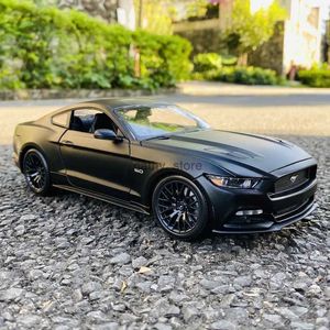 Electric/RC Car 1 36 Ford Mustang Sports Car Eloy Car Model Diecast Metal Toy Car Model Collection High Simulation Pull Back Childrens Toy Giftl231223