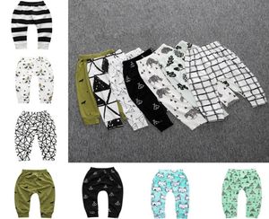 spädbarn leggings barn designer kläder pojkar småbarn baby flickor byxor byxor unisex harem byxor kläder pojkar panda leggings tight3287686