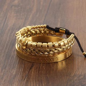 Bangle Gold Color Skull Bracelet Stainless Steel Skeleton Bangles Men Top Quality Friendship Jewelry Free Logo Service Drop Shipping