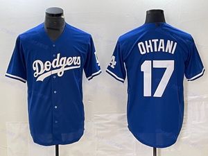 メンズ17 Shohei Ohtani Dodgers Baseball Jersey City Blue White Gray Jerseys Stit 787