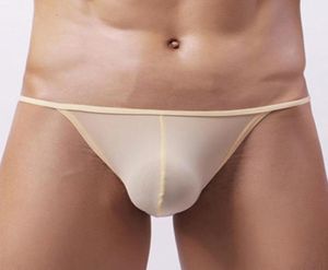 Underpants Men Bielizna Tback Gstring Krótka seksowna woreczka do wybrzuszenia stringi bielizny gejowskie ubrania Sissy Mettie