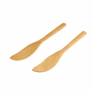 Bakningsverktyg Creative Bamboo Dumpling Stopping Spoon Wonton Stuffed Buns Maker Peanut Butter Spreaders Kök Kök