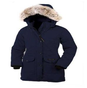 Canada Down New Canada Rossclair Parka Long Hooded Wolf Fashion Fashion Warm Outdoor Coate Goose 68QXAI2502744