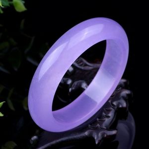 Acessórios de jóias de pulseira de pulseira de pulseira genuína Violet Jade de moda de jóias para homens para homens Y200810253D