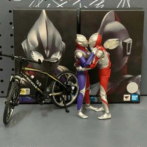 Outros brinquedos Inventário Shf Primeira Geração True Bone Escultura Ultraman Selodi Gartega Joint Movable Toy Doll Handmade Modelo Presente CollectL231223