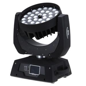 Light China Rgbwa UV 6 i 1 Zoom 36*18W DMX LED Moving Head Wash Light för scenen KTV Bar