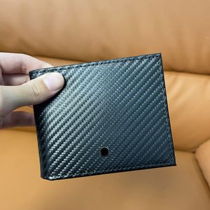 Modedesigner Men's Credit Card äkta läderväskan Wallet Holder Portable Coin Card Holder Purses Purses European Women's Coin Pocket Mini Wallets kommer med Box