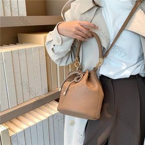 Wysokiej jakości luksusowa skórzana torba kubełka damska torba mini sześcianowe torby na ramieniu Cross Crossbody for Woman Fashion Portfel torebki torebki górne uchwyt