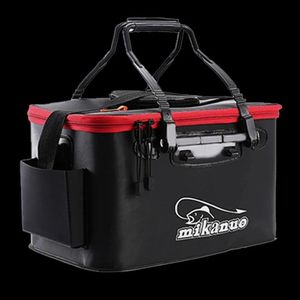 Väskor Portable Waterproof Eva Fishing Bag Thicken Live Fishing Box Tank Hink Camping Fishing Tackle Fishbox Storage Handväska