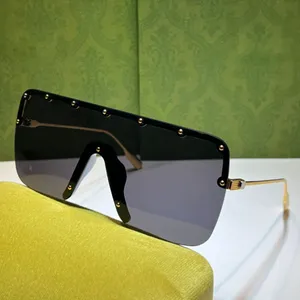 Sonnenbrille für Frauen Männer 1245 Sommerstil Anti-Ultraviolett Retro Plate Square Frameless Fashion Brille mit Box 1245s