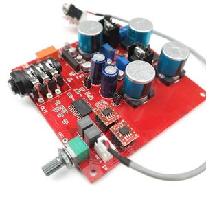 Amplifier TPA6120 A2 HiFi Headphone Audio Amplifier Board Fever Audio Earphone headset Amp OP275 Preamplifier AMP Tone board