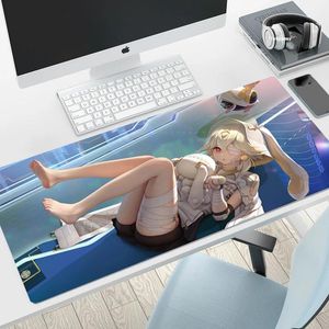 Rests Deskpad Laptop Mouse Mat 300x800mm Tower of Fantasy Desk Mats Gaming Mouse Pad PC Gamer Anime Carpert Large For Rubber Mousepad