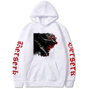 Berserk anime felpa con cappuccio per uomo donna donna ghiottico gut di drago stampare felpe con cappuccio con cappuccio primaverilo autunno casual pullover sciolti y2k stoffa