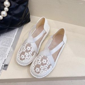 Sandals Scarpe per donne 2023 Fashion Lace-up Cuff da donna Luce traspirante floreale Floral Flat with Ladies