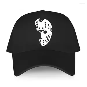 Ballkappen lustig Design Baseball Schwarzer Yawawe Hut Baumwoll Halloween Hockey Maske Erwachsene Original Neuheit Cap Women Outdoor Hüte