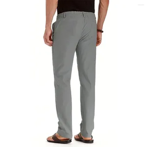 Men's Pants Jogging Pant Sweatpants Active Track Drawstring For Men Pockets Polyester Solid Color Workout Stylish Brand