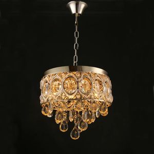 Chandeliers Vintage K9 Crystal Chandelier Traditional Gold Chandelier Lighting bohemian crystal chandelier Hanging lamps for Hotel Living room