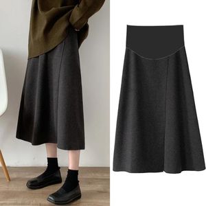 Clothing Maternity Cotton Skirt Long Fashion Maternity Skirts for Pregnant Women Large Size Pregnancy Skirt New Arrival
