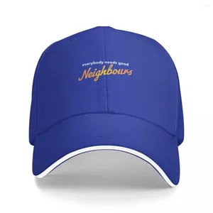 Boll Caps Alla behöver bra grannar logotyp klassisk t-shirt baseball mössa jul hattar mäns kvinnor