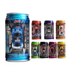 CAR Electric/RC Car RC Creative Coke Can Mini Remote Control Cars Collection Radio Controlled Vehicle Toy for Boys Kids Gift in Radom