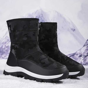 Botas mais quentes de botas de neve de pelúcia de inverno