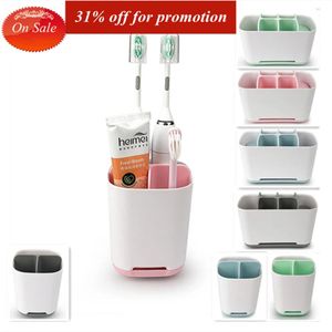 Toothbrush 4 Colors Toothbrush Holder Case Shaving Makeup Brush Electric Toothbrush Toothpaste Holder Organizer Stand Bathroom Accessories