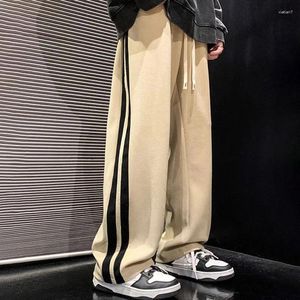 Herrenhose Frühling Herbst Cord Casom Lose Weitbein lang koreanische Mode Frauen Straight Hosen Streetwear