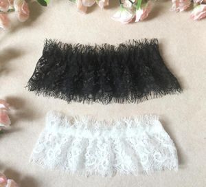 Harajuku Eyelashes Lace Leg Garter Belt Wedding Ribbon Bow Lingerie Garters Suspender Bridal Maid Thigh Harness4688817
