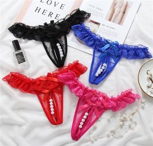 Kadın İncileri Seksi Pembe iç çamaşırı seksi dantel şeffaf külot erotik tangas brifing gstring thegs kasıksuz lingerie15082867