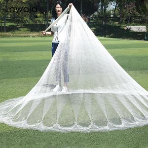 Accessories Lawaia Traditional Casting Net White Nylon Thread Iron Steel Pendant Weight Hand Throwing Fishing Nets Landing Net Catch Fish