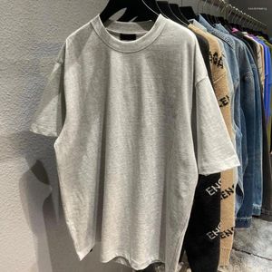 Men's T Shirts Runway Designer Luxury T-shirts Small Logo Print Women's Brand Oversized High Quality Cotton Tshirt Fashion Clothes Tees