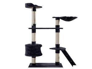 New 60quot Cat Tree Tower Condo Scrather Furniture Kitten Pet Qylunu Bdesports6901394