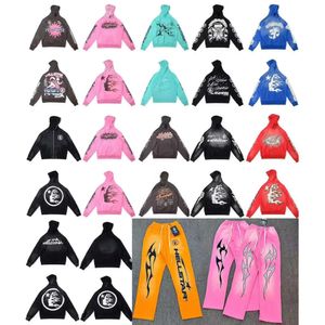 Hoodies masculinos Hellstar Plus Fleece for Men Women New Fall e Winter Hoodie High Street Ins Retro Old US Szie S-XL123