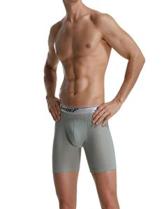 Men039S Shorts 5xl Ice Silk Anti Friction Ben Långt underkläder Fitness Bekväma män underbyxor tunna stretchboxare manliga panti3337885