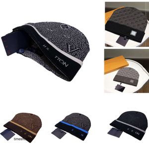 Beanie/Skull Caps Fashion Sticke Hat L Officiell version 1 Designer Original Men's Women Beanie 2023 Fall/Winter Warm My Monogram Eclipse S00