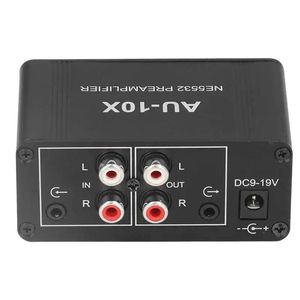 Mixer volume control Headphone Amplifier 20Db Stereo Sound Signal Phono Preamplifier with 3.5MM Headphone Input Output