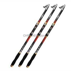 Boat Fishing Rods Professional Fishing Rod Carbon Fiber 2.1-3.6mM Sea River Fishing Ultralight Telescopic Spinning Ring Rod Fishing StickL231223