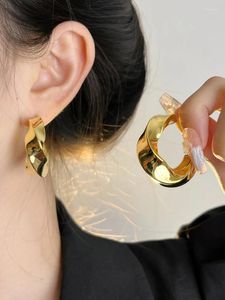 Stud Earrings Fashion Y2K Style For Women Accessories INS Vintage Helical Design 2024 Trendy Gifts
