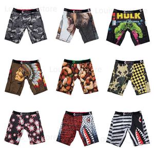 UNDUPTS BASKI ERKEK BOWEAR BOXER CUECA Erkek Külot İç çamaşırı Erkekler Dalgalar Boksörler Boxerbriefs Plus Boyutu XXXL 1010-1023 T231223