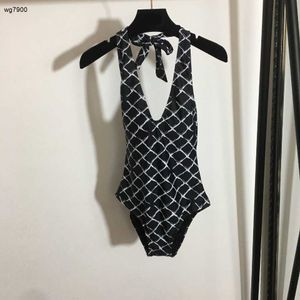 brand women swimwear designer swimsuit fashion stripe printing sexy sling bikini women clothing ladies one piece Dec 23