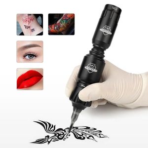 Machine Professional Mini Rocket Tattoo Hine Stift Set Wireless Tattoo Kit Komplett Tattoo Hine Batteriepatron