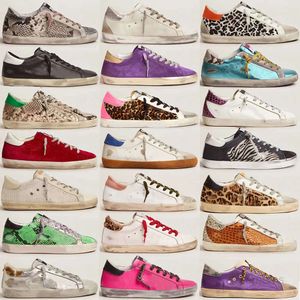 Nowa marka Włoch Women Sneakers Super Star Buty luksusowy złoty klasyczny biały projektant man Casual Shut