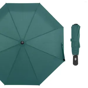 Guarda -chuvas guarda -chuva automática clássica azul preto preto parasol chuva sol proteção