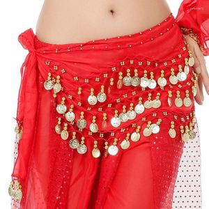 Scenkläder 1pcs Belly Dance Belt för Thailand/Indien/Arab Dancer kjol Sexiga Tassels paljetter midje kedja höft halsduk kvinnor visar kostymer