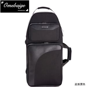 حقيبة الباسون القياسية Bassoon Bag Pu Leather Black Wind Backpack